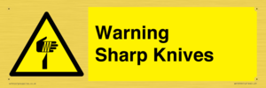 Warning Sharp Knives